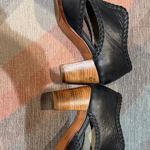 ELF Black Braided Heeled Boots - Picture 5 of 6